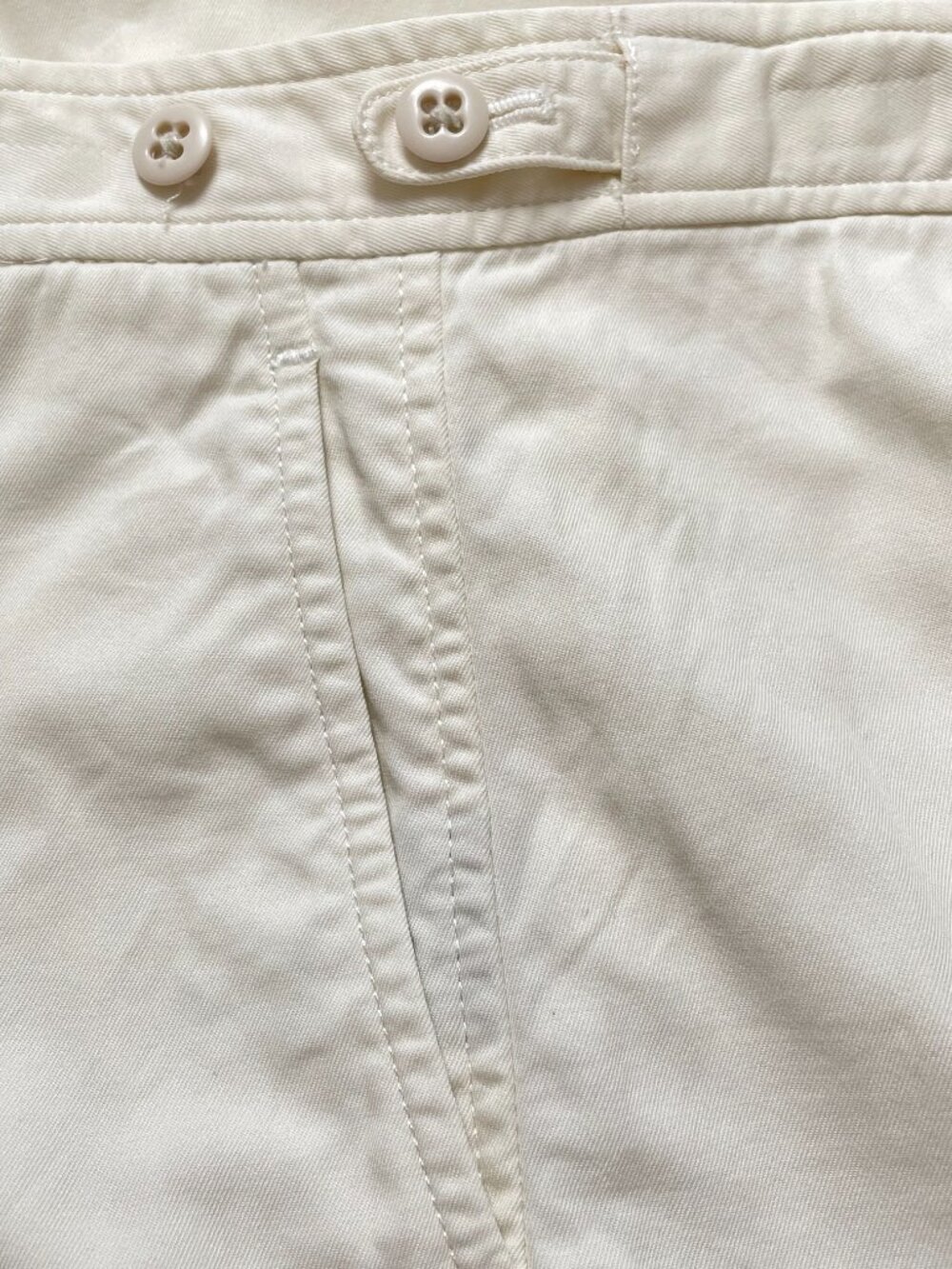 Ralph Lauren White Wide Leg Cotton Sailor Pants Nautical Size 8 - Picture 7 of 11